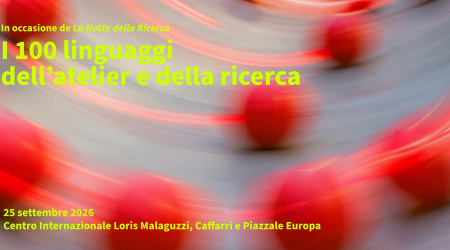 Image Venerdì 25 settembre: I 100 linguaggi dell’atelier e della ricerca